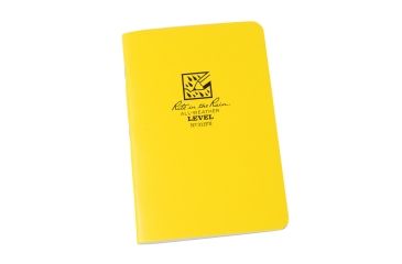 Image of Rite in the Rain Stapled Notebook - Level - 3 Pack, Yellow, 4/5/8 x 7 311FX