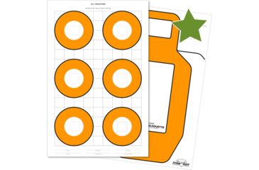 Image of Rite in the Rain Storm Sight All-Weather Shooting Targets - Long Range, 11 x 17, 25Pk RR TG1117LR