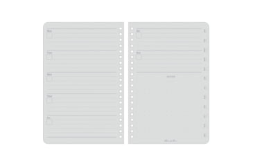 Image of Rite in the Rain Weekly Planner - Undated, Black, P52