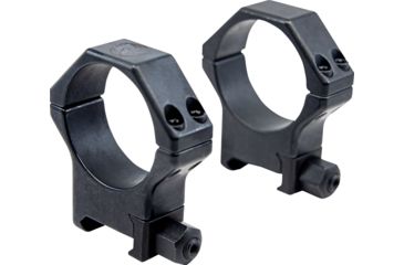 Image of Riton Optics Hardened Steel Rifle Scope Rings, 30mm Tube, 8mm Height, for Picatinny Rail, Black, XRC308S
