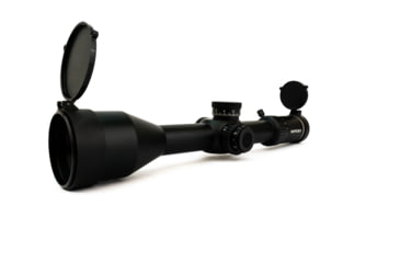 Image of Riton Optics X7 Conquer Rifle Scope, 4-32x56mm, 34mm Tube, First Focal Plane, PSR Reticle, Anodized, Black, Red, 7C432LFI