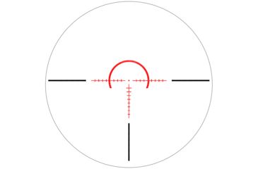 Image of Riton Optics X7 Tactix Rifle Scope, 1-8x28mm, 34mm Tube, First Focal Plane, CM1 Reticle, Anodized, Black, Red, 7P18LFI