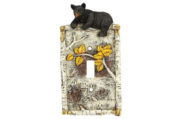 Image of River's Edge Birch Bear Single Switch Cover 611