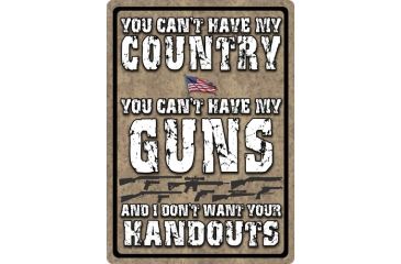 Image of River's Edge Rivers Edge Sign 12''x17'' ''you Can't Have My Country''