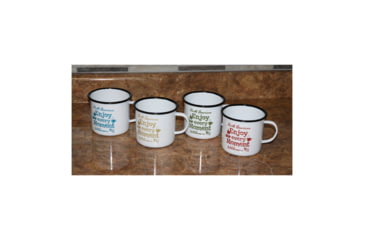 Image of Rivers Edge Coffee Cup Set 4-Piece, Porcelain Enamel, 2104