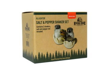 Image of Rivers Edge Salt and Pepper Shakers, Baby Alligator, 548