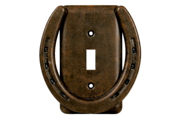 Image of Rivers Edge Switch Plate Cover Single, Horse Shoe, 1298
