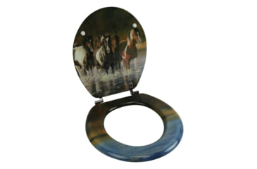 Image of Rivers Edge Toilet Seat, Horse V Schultz, 748