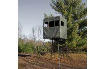 Image of Rivers Edge Treestands 550 Blind, Dusty Olive, 2-Person, LM550B