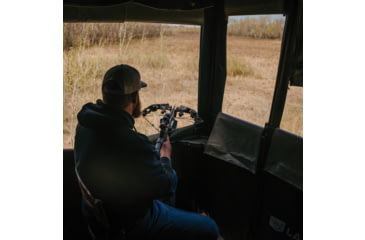 Image of Rivers Edge Treestands 550 Blind, Dusty Olive, 2-Person, LM550B