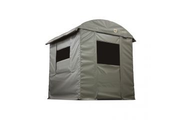 Image of Rivers Edge Treestands Landmark 6' x 6' Permanent Blind, Gray LM601