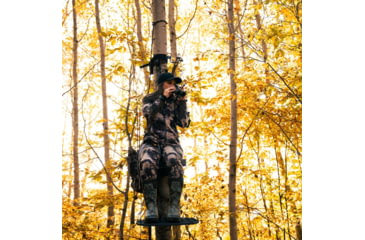 Image of Rivers Edge Treestands Lite Foot Aluminum Hang-on Stand, Black, RE557