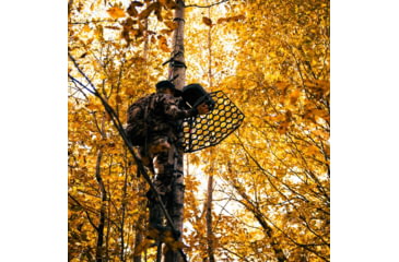 Image of Rivers Edge Treestands Lite Foot Aluminum Hang-on Stand, Black, RE557