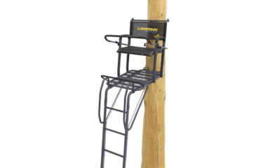 Image of Rivers Edge Treestands 17 ft Lockdown Wide 1-Man Treestand, Black, 17 Foot 1-Man, LD201
