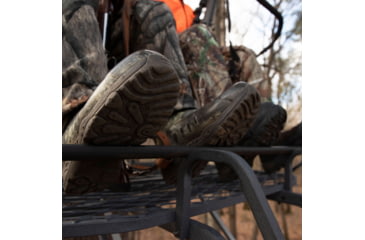 Image of Rivers Edge Treestands Lockdown 21ft 2-Man Treestand, Rivers Edge Grey, LD202E