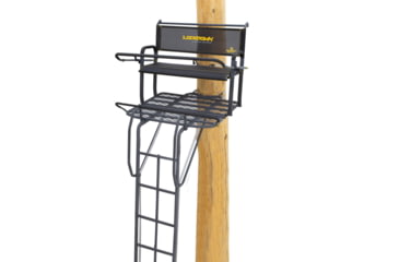 Image of Rivers Edge Treestands Lockdown 21ft 2-Man Treestand, Rivers Edge Grey, LD202E