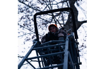 Image of Rivers Edge Treestands Retreat 1-Man Ladder Stand, Black, Medium, RE656