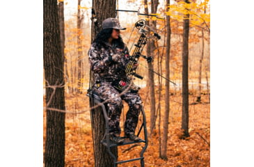 Image of Rivers Edge Treestands Uppercut 1-Man Ladder Stand, Black, Medium, RE632