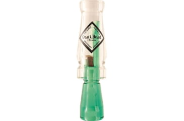 Image of RNT Calls Quackhead Single Reed J-Frame Duck Call, White/Green, RNT010
