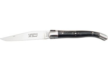 Image of Robert David Laguiole 4.25in. Folder Knife, stainless clip blade, Horn handle RD90511