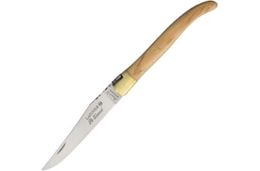 Image of Robert David Laguiole Folder Olive Wood Folding Knife,3.75in,Standard Edge,Satin,Olive,Wood Handle RDL0212OLI
