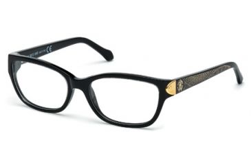 Image of Roberto Cavalli RC0770 Eyeglass Frames - Shiny Black Frame Color