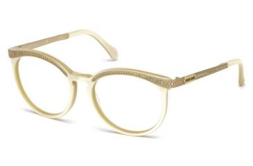 Image of Roberto Cavalli RC0965 Eyeglass Frames - Ivory Frame Color