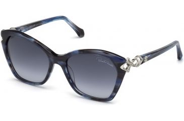 Image of Roberto Cavalli RC1077 Sunglasses - Blue Frame Color