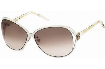 Image of Roberto Cavalli RC500S Sunglasses - Ivory Frame Color, Brown Mirror Lens Color