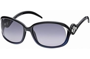 Image of Roberto Cavalli RC576S Sunglasses - Black Frame Color, Gradient Smoke Lens Color