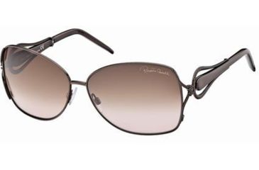 Image of Roberto Cavalli RC595S Sunglasses - Shiny Dark Brown Frame Color, Gradient Brown Lens Color