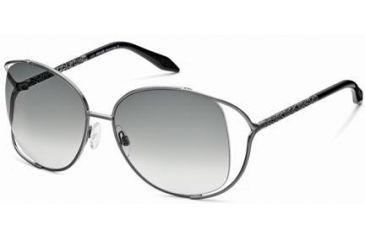Image of Roberto Cavalli RC665S Sunglasses - Matte Dark Ruthenium Frame Color, Gradient Smoke Lens Color