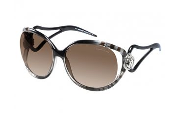 Image of Roberto Cavalli RC893S Sunglasses - Black Frame Color, Gradient Brown Lens Color
