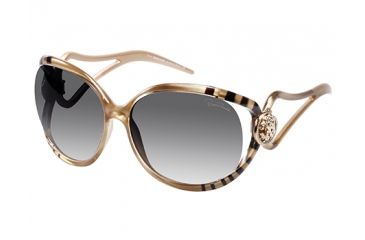 Image of Roberto Cavalli RC893S Sunglasses - Gold Frame Color, Gradient Smoke Lens Color