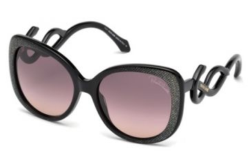 Image of Roberto Cavalli RC911S Sunglasses - Black Frame Color, Gradient Smoke Lens Color