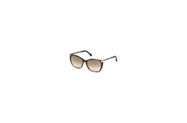Image of Roberto Cavalli RC978S Sunglasses - Dark Brown / Black Frame Color, Brown Mirror Lens Color