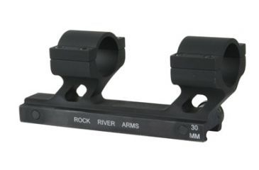 Image of Rock River Arms AR0131 1-Piece Base Highrise 30MM Style Black Finish
