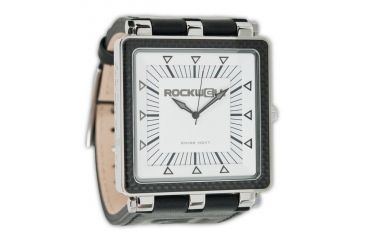 Image of Rockwell Time CF Black Leather Case/white Dial Mens Watch CF101