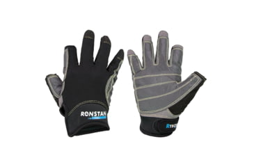 Image of Ronstan Sticky Race Gloves - 3-Finger - Black - XS, CL740XS