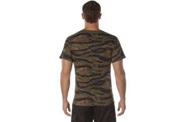 Image of Rothco 100% Cotton Camo T-Shirt - Mens, Tiger Stripe Camo, Extra Large, 60570-TigerStripeCamo-XL