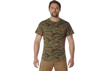 Image of Rothco 100% Cotton Camo T-Shirt - Mens, Woodland Digital Camo, Extra Large, 60575-WoodlandDigitalCamo-XL