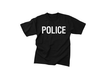 Image of Rothco 2-Sided Police T-Shirt, 3XL, 6610-3XL