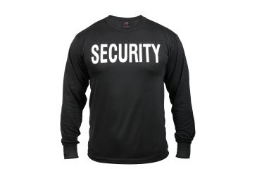Image of Rothco 2-Sided Security Long Sleeve T-Shirt, Small, 60222-S