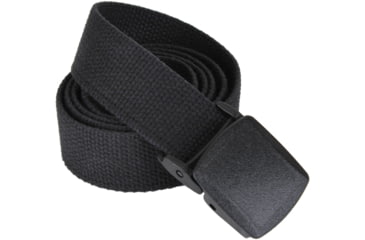 Image of Rothco 54 Inch Military Plastic Buckle Web Belt, Black, 4963