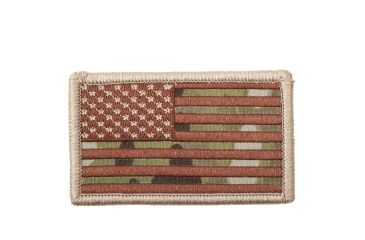 Image of Rothco American Flag Patch - Hook Back, MultiCam, Bulk Packaging, 17771-MultiCam-Normal-BulkPackaging