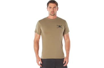 Image of Rothco American Strength T-Shirt - Mens, Coyote Brown, Small, 18130-CoyoteBrown-S