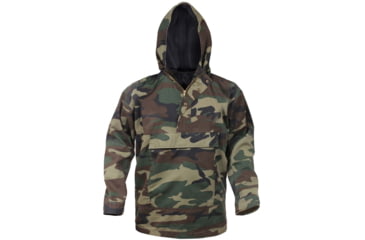 Image of Rothco Anorak Parka, Woodland Camo, M, 3847-WoodlandCamo-M