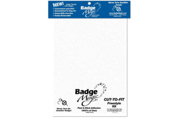 Image of Rothco Badge Magic Adhesive Cut To Fit Freestyle Kit, Clear, 1284