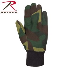 Image of Rothco Camo Jersey Work Gloves