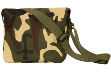 Image of Rothco Canvas Ammo Shoulder Bag, Woodland Camo, 2276-WoodlandCamo